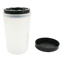 1PCS White Nail Art Brush Cleaning Pot