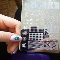 1pcs new nail art stamping plates diy image templates tools nail beaut ...