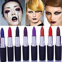 1Pcs Matte Band Makeup Vampire Dark Red Lip Tattoo Cosmetic Purple Waterproof Matte Lipstick Lot Labiales Matte