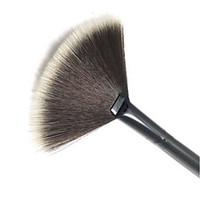 1Pc Slim Fan Shape Cosmetic Brush Powder Concealer Blending Finishing Highlighter Highlighting Makeup Brush Nail Art Brush