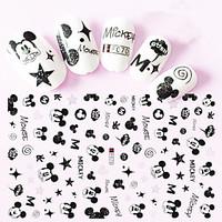 1pcs nail art sticker special lovely cartoon mickey 3d nail stickers n ...
