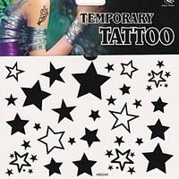 1Pc Fashion Star Tattoo Stickers Temporary Tattoos