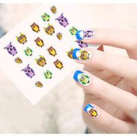 1pcs Water Transfer Nail Art Stickers Lovely Cartoon Mickey Sexy Lace Music Note Nail Art Design STZ66-72