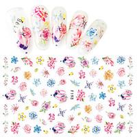 1pcs Fashion DIY Romantic Style Colorful Flower Decoration Nail Art 3D Stickers Manicure Beauty Tip F198