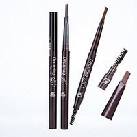 1Pcs Automatic Rotation With Eyebrow Pencil Eyebrow Brush Not Shading Waterproof Anti-Perspiration Double Eyebrow Pencil
