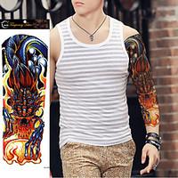 1Pcs New Styles Large Waterproof Fake Paste Leg Full Arm Paper Tattoo Sticker Sleeve On The Body Art For Men Women