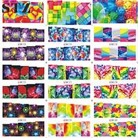 1pcs Include 12 Styles Nail Art Water Transfer Stickers Beautiful Flowers Butterfly Colorful Image Design BN169-180