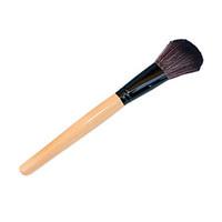 1PC Powder Brush Synthetic Hair Professional Eco-friendly Hypoallergenic Wood Handle For Face Brush