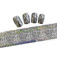 1PCS New 100x4cm Mixed Nail Art Foils Priting Glitter Design Nail Art Sticker polind DIY Decorations STZXK46-49