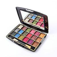 1Pcs Makeup Set Palette 18 Color Glitter Eyeshadow Highlighter Eye Shadow Make Up With Brush Mirror