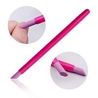 1PCS Exfoliating Scrub Cuticle Tool Quartz Stick Nail Tool