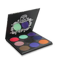 1Pcs Brand 9Colors Eyeshadow Palette Matte Diamond Glitter Foiled Eye Shadow In One Palette Blush Makeup Set For Beauty