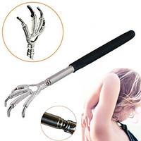 1pcs practical handy stainless pen clip back scratcher telescopic pock ...