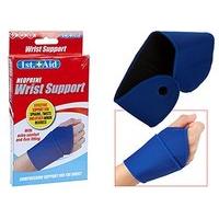 1st Aid Branded Pack Of 2 Neoprene Dark Blue Coloured Wrist Supports, Choose
