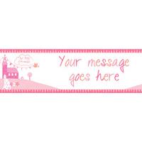 1st Holy Communion Pink Personalised Party Banner