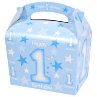 1st birthday blue party box