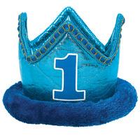 1st Birthday Boy Soft Crown