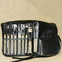 1set makeup brush set synthetic hair full coverage portable wood face  ...
