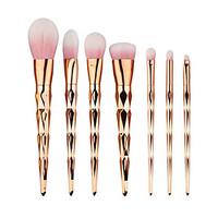 1set makeup brush set synthetic hair full coverage portable wood face  ...