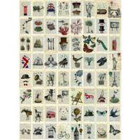 1Wall Encyclopedia & Dictionary 64 Piece Wallpaper Collage