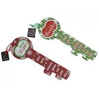 1x santa magic key plaque dear santa i dont have a chimney please use  ...