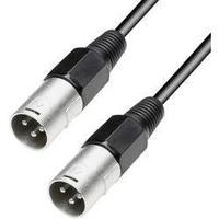 [1x XLR plug - 1x XLR plug] 15 m Black Paccs