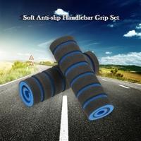 2 pcs soft anti slip handlebar grips bike bicycle sponge handlebar gri ...