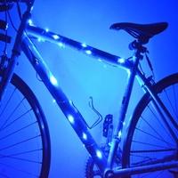 2 modes 30 led lights water resistant bicycle bike cycling wire tyre w ...