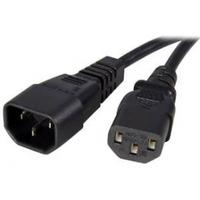 2 ft standard computer power cord extension c14 to c13