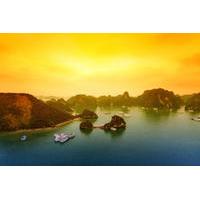 2 day halong bay luxury junk boat cruise including cooking class and m ...