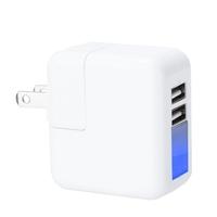 2 Ports USB Power Adapter Wall/Travel Charger 5V 2.1A