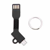 2 in 1 micro usb sync data charging cable key chain for android smartp ...