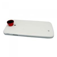 2 in 1 Phone Photo Camera Lens 0.67X Wide Angle + Macro for Mobile Phones iPhone 5 5S 4 4S Samsung Red