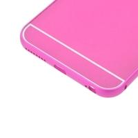 2-in-1 Detachable Ultrathin Lightweight Fashion Bumper Protective Metal Frame Shell Case + PC Back Cover for iPhone 6 Plus