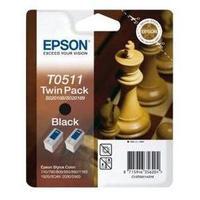 2 x Epson T051 Black Cartridge (Twinpack)