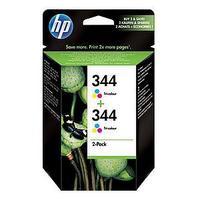 2 pack of hp no 344 colour print cartridges