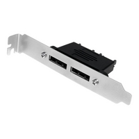 2 PORT SATA TO ESATA PLATE - ADAPTER - F/M UK