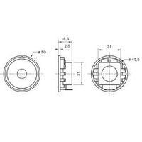 2 \" Wideband speaker chassis Vi...