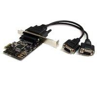 2 PORT RS232 PCI EXPRESS - SERIAL CARD W/ BREAKOUT CABLE UK