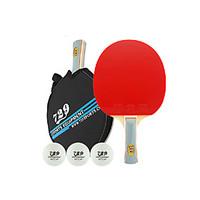 2 Stars Ping Pang/Table Tennis Rackets Ping Pang Wood Long Handle Pimples
