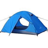 2 persons Tent Double Automatic Tent Two Rooms Camping Tent 1000-1500 mm Fiberglass OxfordMoistureproof/Moisture Permeability Waterproof