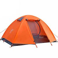 2 persons Tent Double Fold Tent One Room Camping Tent 2000-3000 mm Aluminium OxfordMoistureproof/Moisture Permeability Waterproof