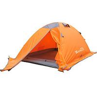 2 persons tent double fold tent one room camping tent 3000mm aluminium ...
