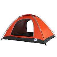 2 persons Tent Single Fold Tent One Room Camping Tent 1500-2000 mm Fiberglass Oxford Polyester TaffetaMoistureproof/Moisture Permeability