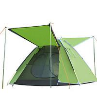 2 persons Tent Double Fold Tent One Room Camping Tent 2000-3000 mm Fiberglass OxfordMoistureproof/Moisture Permeability Waterproof