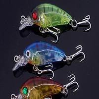 2 pcs crank fishing lures crank phantom gounce 45 mm1 34 inch hard pla ...