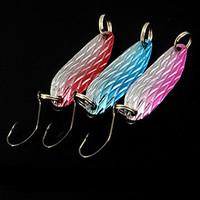 2 pcs metal bait fishing lures metal bait pink red blue gounce 50 mm2  ...