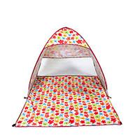 2 persons Tent Single Automatic Tent One Room Camping Tent Stainless Steel Portable-Camping Traveling