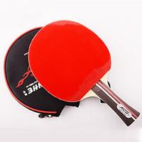 2 Stars Ping Pang/Table Tennis Rackets Ping Pang Wood Long Handle Pimples