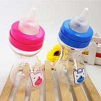 2 Colors Hot Sale pet Cats Dogs plastic Feeding water bottle180ml silicone nipple dog bowl Pet Supplies